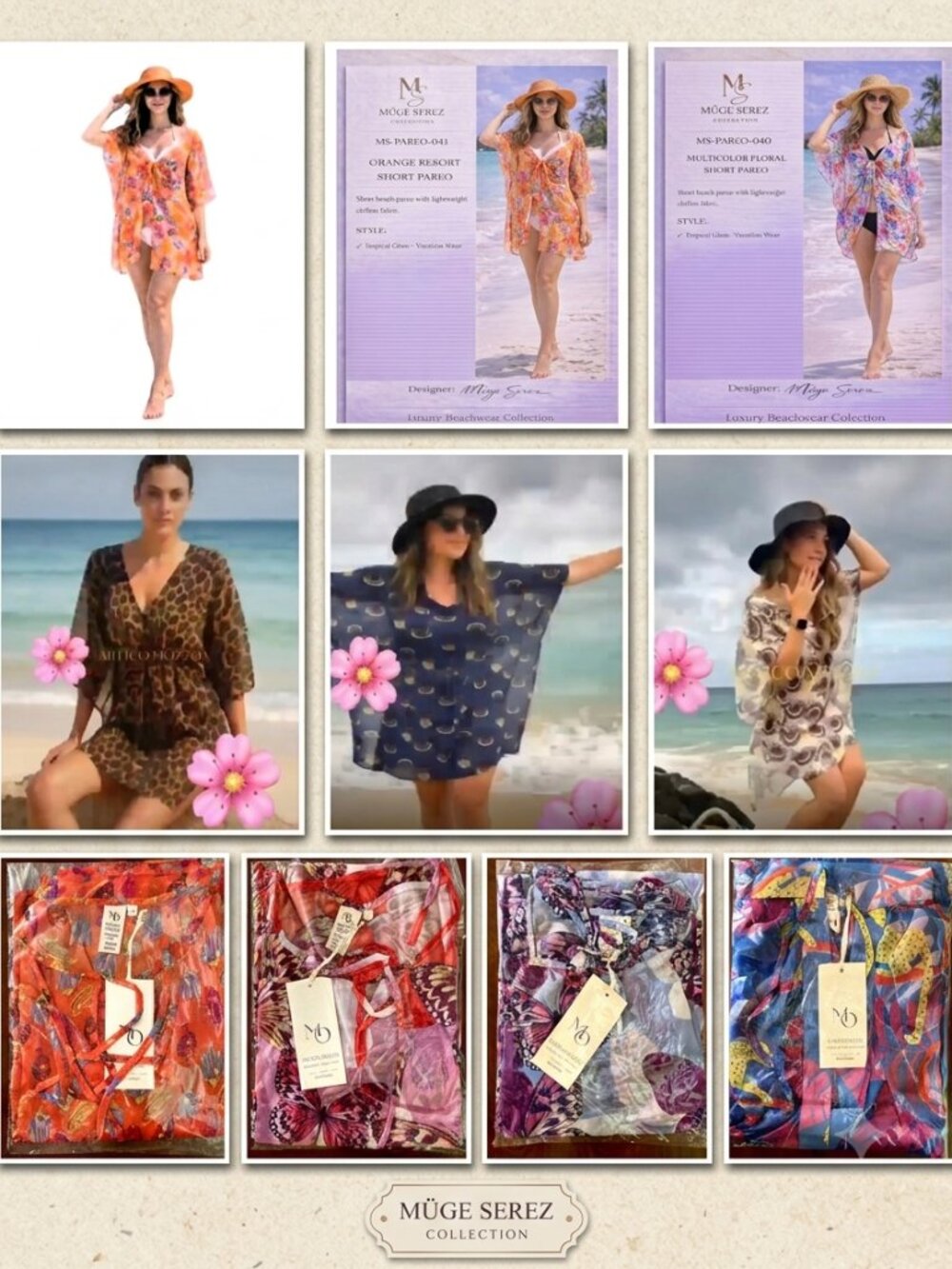 Mítico Mozzo Luxury Beach Pareo Swim Cover Up Dress Made in Turkey Luxury resort